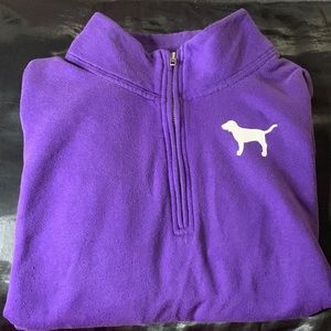 Pink Victoria secret purple pull over